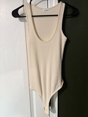 Cream Clyque Bodysuit Small